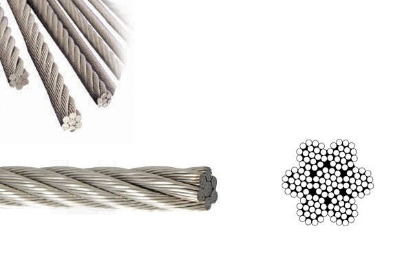 Stainless Steel Wire Rope 7x19 (Price Per Metre)