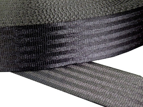 48mm Seat Belt Webbing – Black