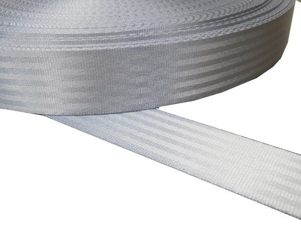 48mm Seat Belt Webbing – Grey
