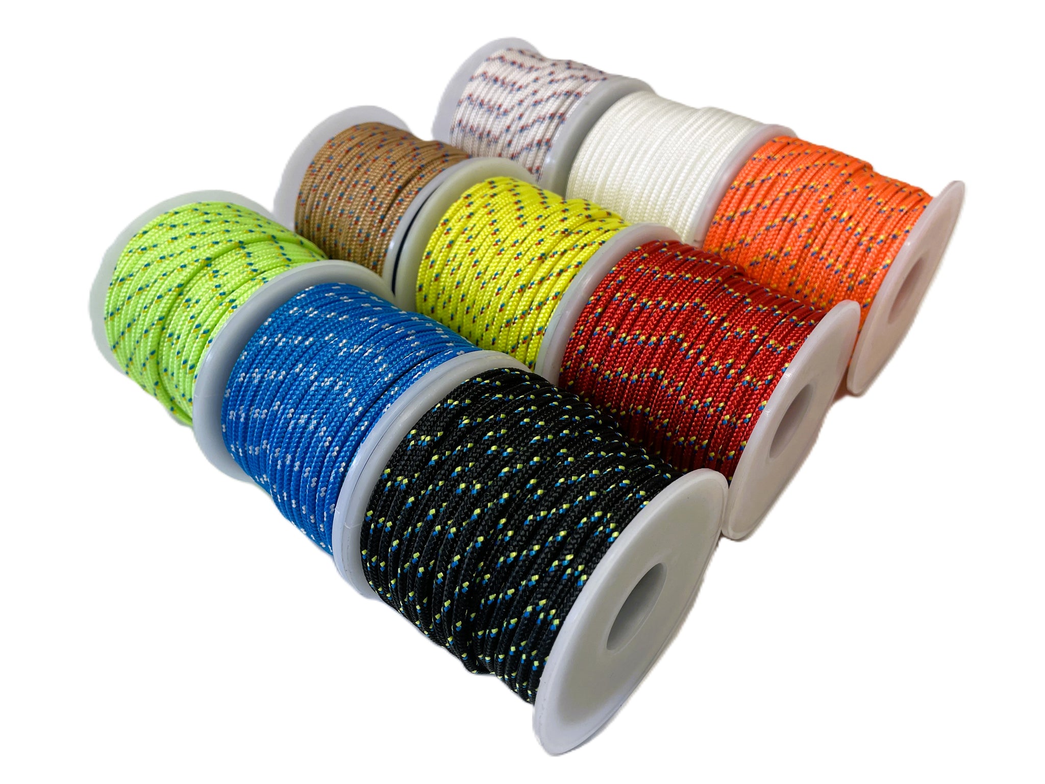 Braided Polyester Mini Spool 3mm. Various Colours. Length 20m. 16 Plai ...
