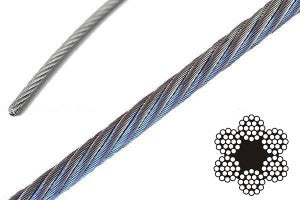 Galvanised Wire Rope 6x19 (Price per metre)