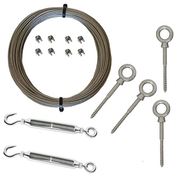 3mm Stainless Steel Plant Training Wire Kit - 10 Metre