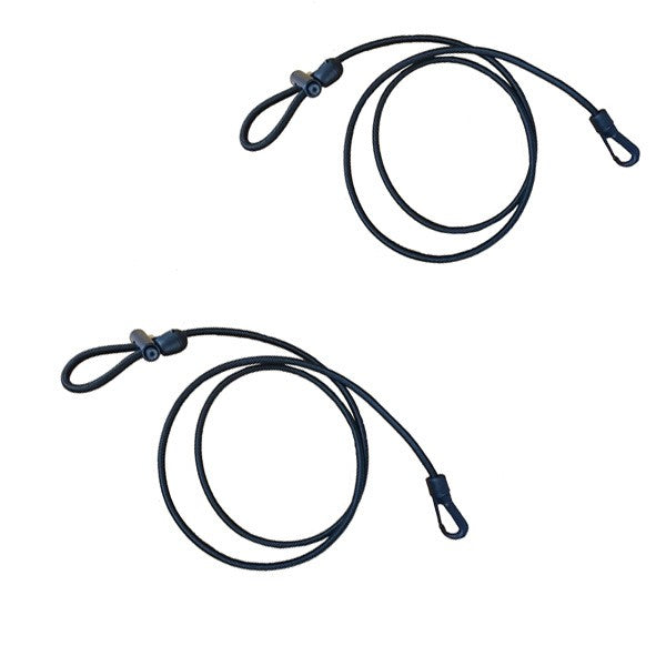 Kayak Paddle Leash - Pair in Black