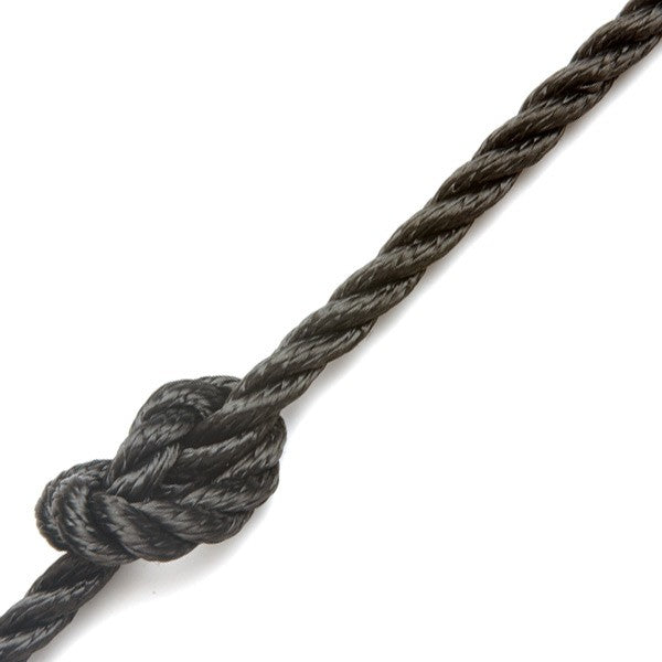 Polyester Rope - 3 Strand - Black