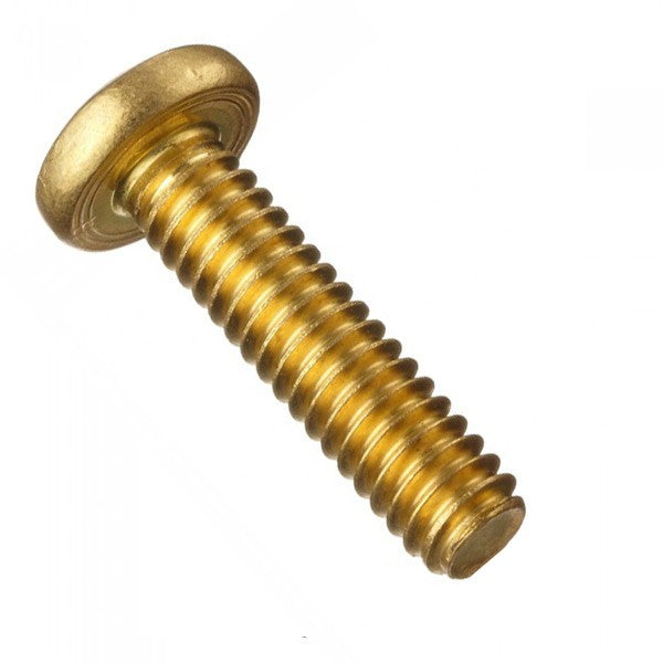 M3 Slotted Panhead Machine Screw - Brass