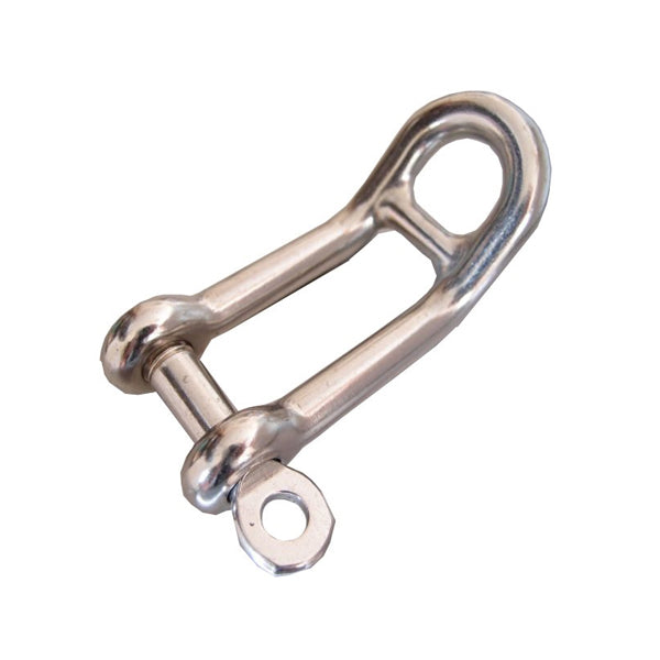Stainless Steel Angled Double Bar Dee Shackle with Captive Pin