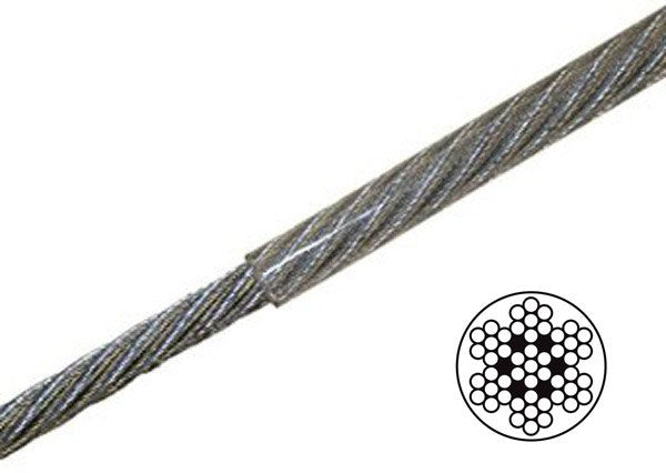 PVC Covered Galvanised Wire Rope (Price per metre)