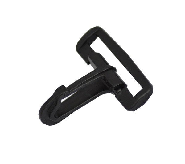 Gated Webbing Hook - Black