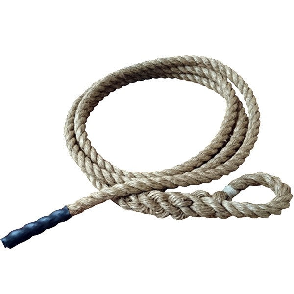 Fitrope - Gym Climbing Rope – 24mm Manila Gym Rope with Soft Eye