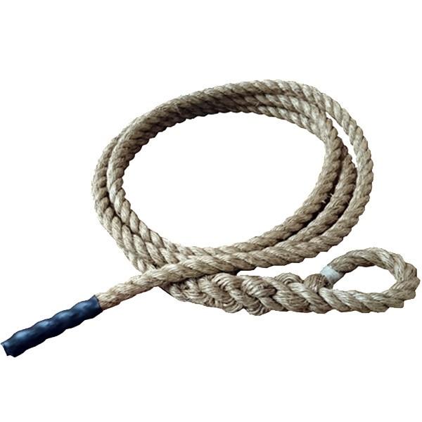 Fitrope - Gym Climbing Rope – 32mm Manila Gym Rope with Soft Eye