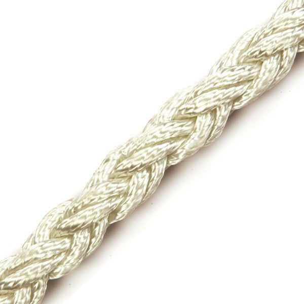 Nylon Rope - 8 Strand - White