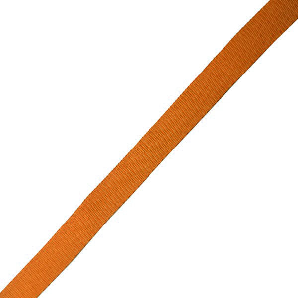 25mm Polyester Webbing - Orange