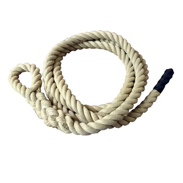 Gym Climbing Rope – 24mm Synthetic Gym Rope with Soft Eye