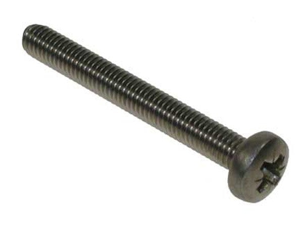 M6 Pozi Pan Head Machine Screw - A2 Stainless Steel