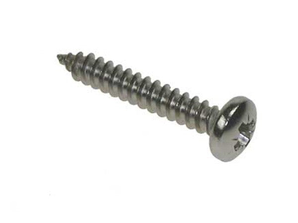 No. 2 Pozi Pan Head Self Tapping Screw - A2 Stainless Steel