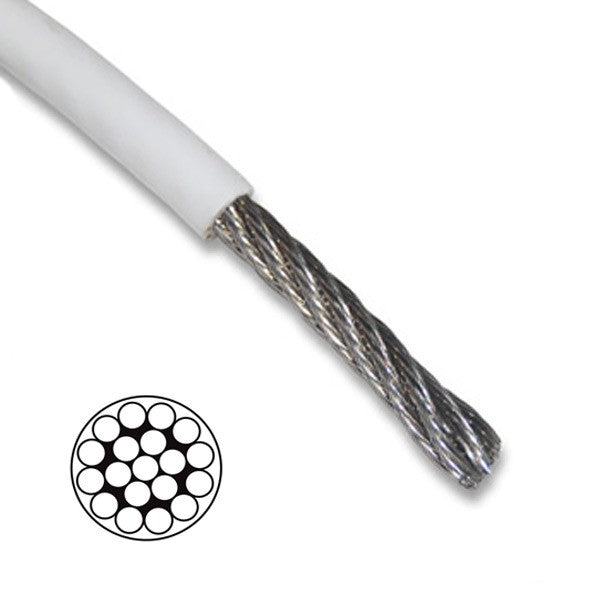 PVC Covered 1x19 Stainless Steel Wire Rope