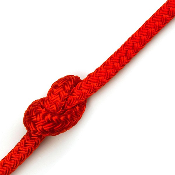 Braid On Braid Polyester Rope - Red