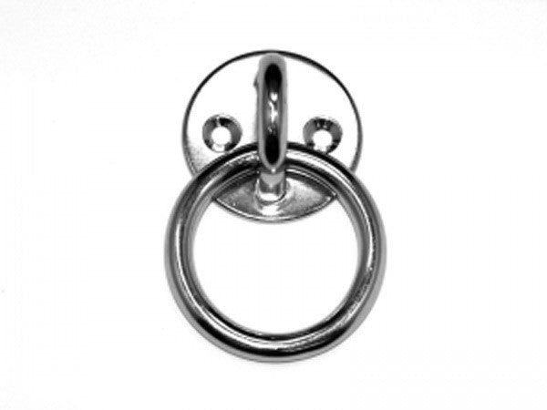 Stainless Steel Round Pad Eye with Ring โ Westward Rope and Wire