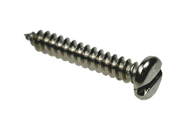 No. 4 Slotted Pan Head Self Tapping Screw - A2 Stainless Steel