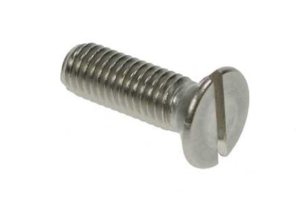 M3 Slotted Countersunk Machine Screw - A2 Stainless Steel