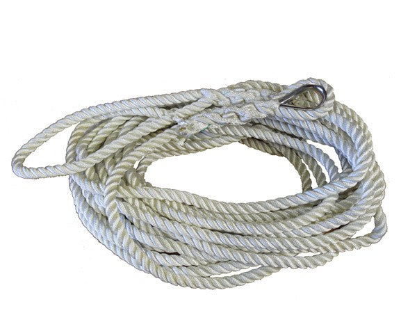10mm Anchor Warp with Stainless Steel Eye and 10" Soft loop