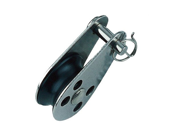 Pulley Block - Removable Pin, Nylon Sheave - Stainless Steel