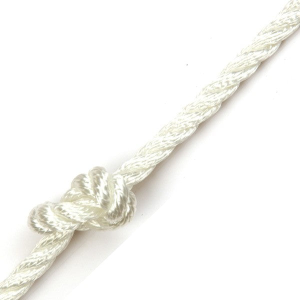 Polyester Rope - 3 Strand - White