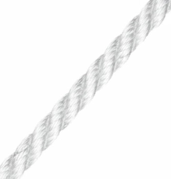 Polypropylene Rope - 3-Strand - White